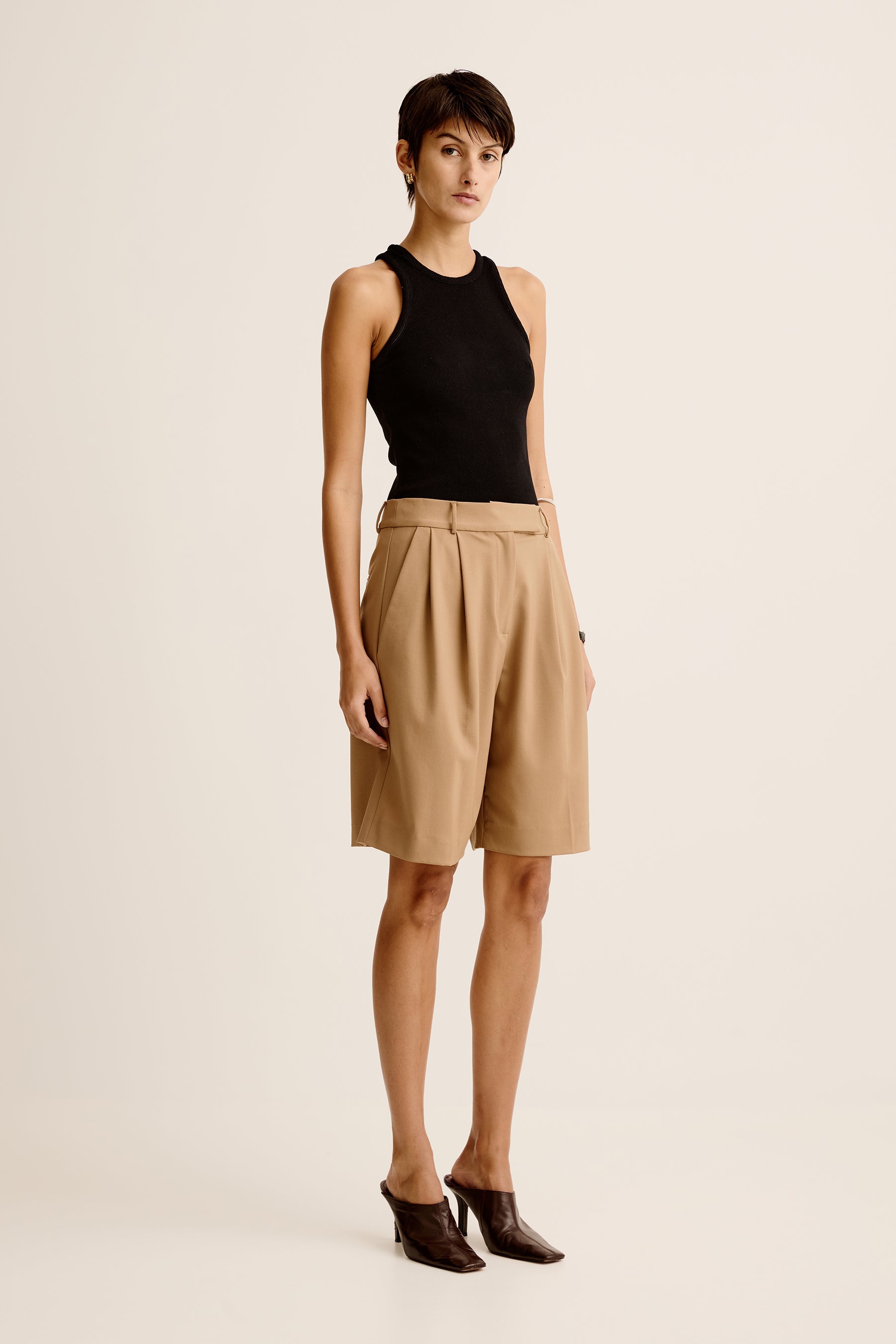 Camel 2024 Midi Shorts