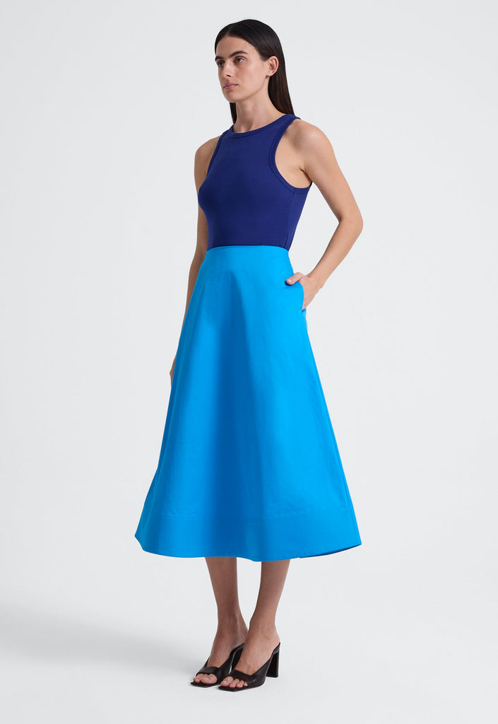 Jac+Jack Skirts Note Skirt - Aquis