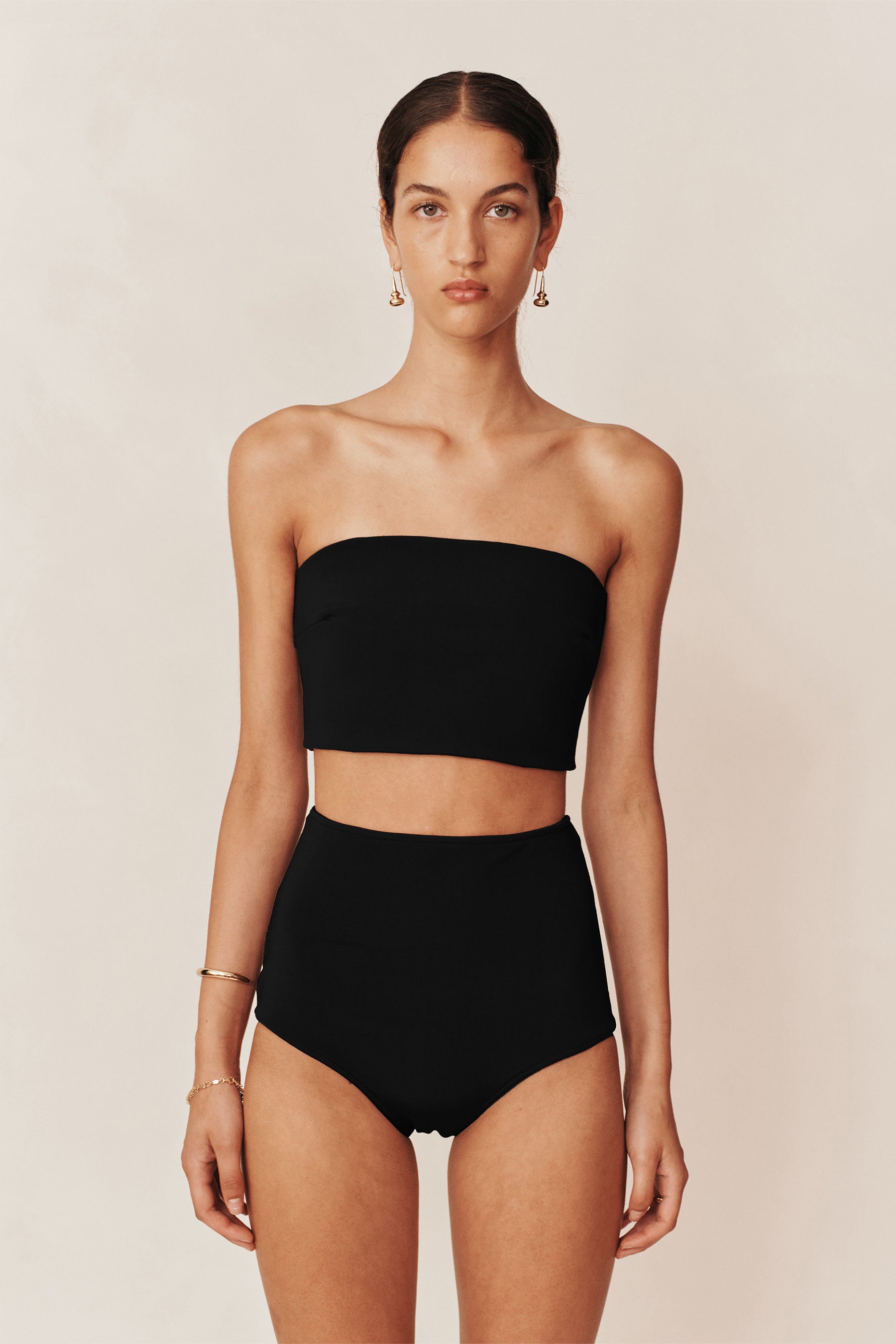 Strapless Top - Black – Esse Studios