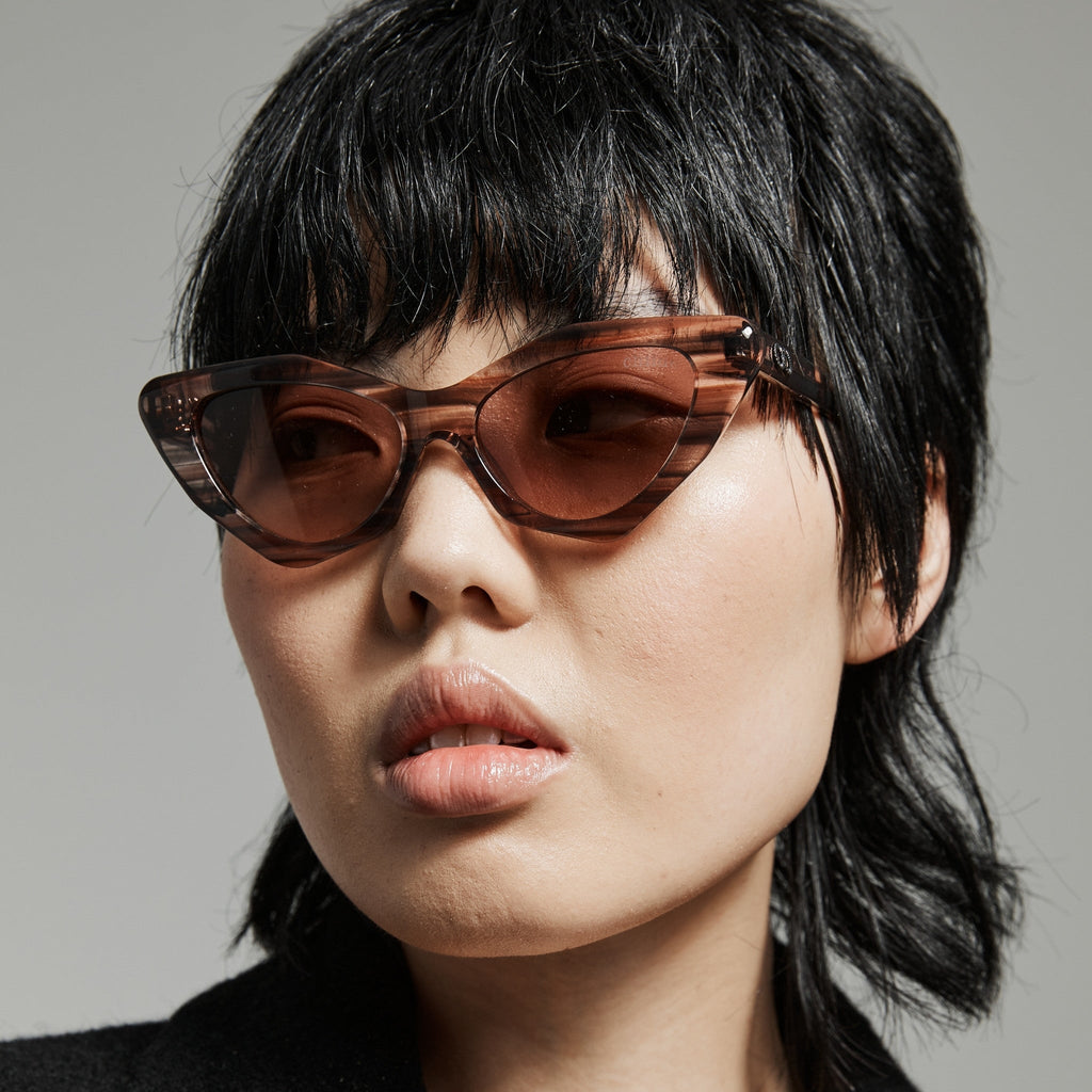 MOOKHI Bio-Acetate Rose Stripe | Rose Gradient Bio Lens