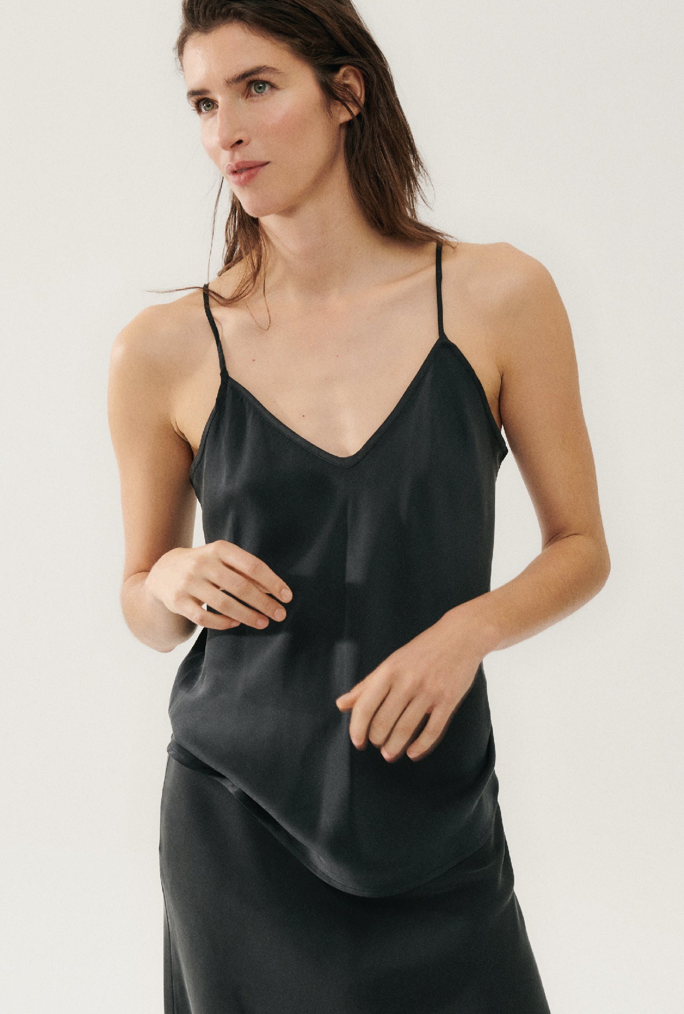 FULL SLEEVE BIAS DRESS BLACK – Silk Laundry /